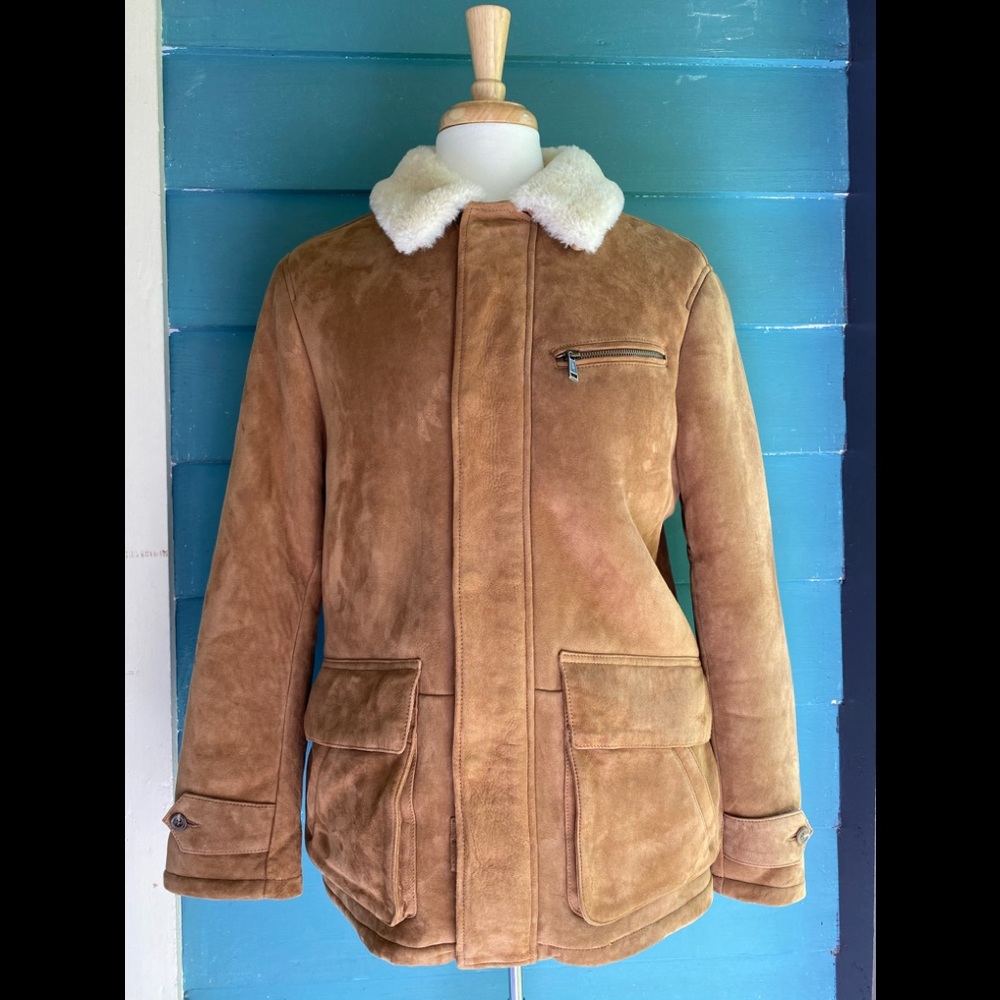 Polo by Ralph Lauren Tan Shearling Jacket